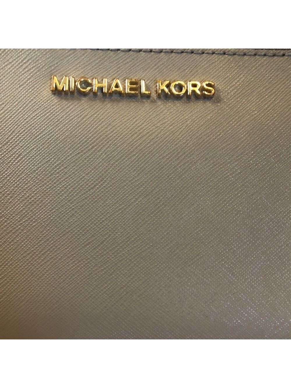 Michael Kors Double Zip Jet Set Travel Beige Wallet - Picture 2 of 12